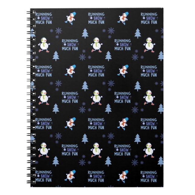 Cuaderno Snowman, un Navidad que corre por el frío (Frente)