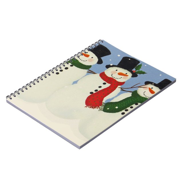 Cuaderno Snowmen (Lado Izquierdo)