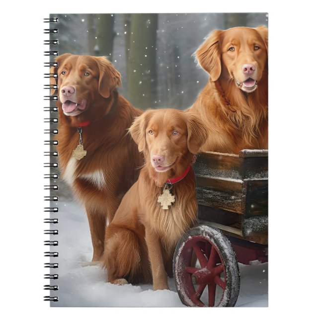 Cuaderno Snowowy Sleigh, recuperadora de peaje de Nueva Esc (Frente)