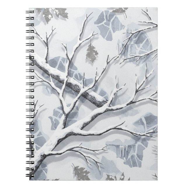 Cuaderno Snowy Environments Camouflage  (Frente)