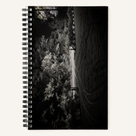 Cuaderno Snowy Forest at Night