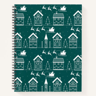 Cuaderno Snowy Nordic Christmas Village