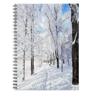 Cuaderno Snowy Road