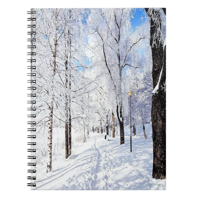 Cuaderno Snowy Road (Frente)