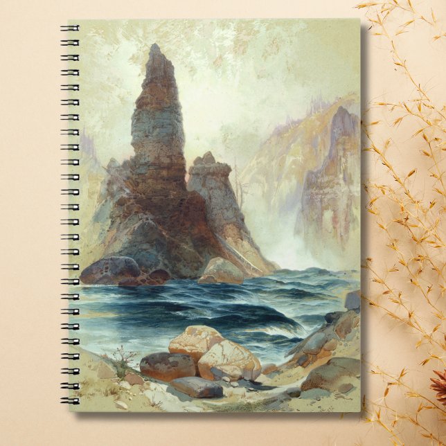 Cuaderno Sobre Tower Falls, Moran, 1872 (Subido por el creador)