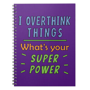 Cuaderno Sobrepensar las cosas