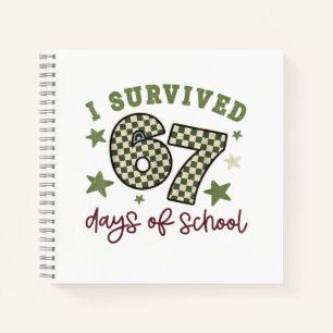 Cuaderno Sobreviví 67 días de maestros de escuela estudiant