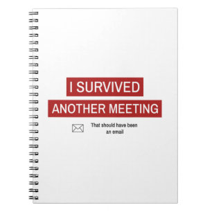 Cuaderno Sobreviví a otra reunión