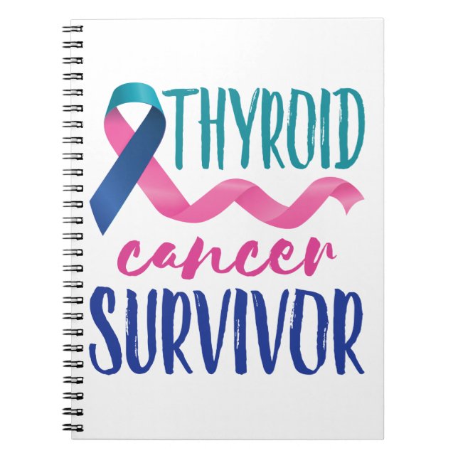 Cuaderno Sobreviviente de cáncer tiroideo (Frente)
