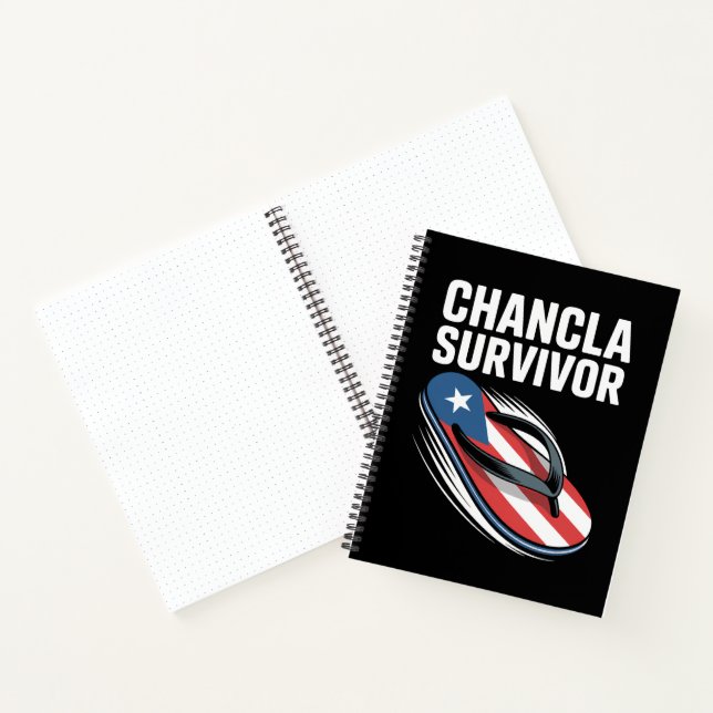 Cuaderno Sobreviviente de chancla chiste divertido en españ (Interior)