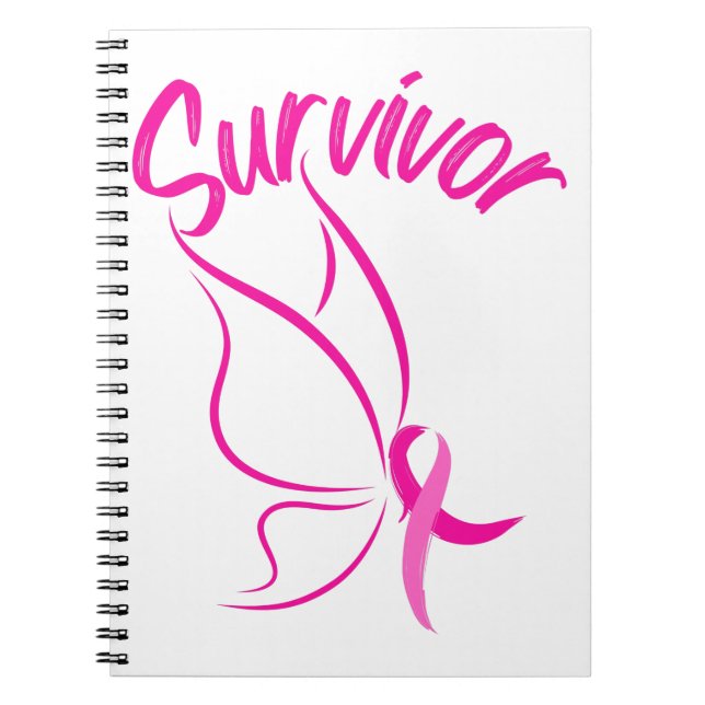 Cuaderno Sobreviviente del cáncer de mama (Frente)