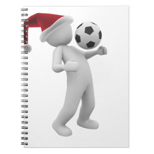 Cuaderno soccer christmas