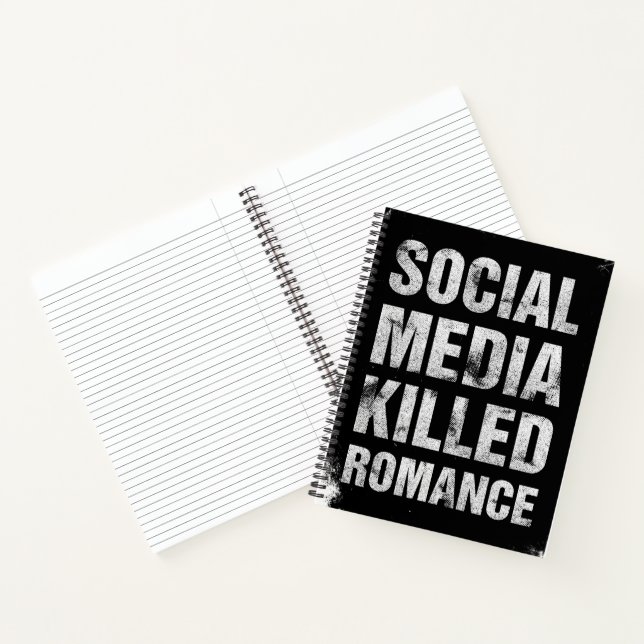 Cuaderno Social Media Killed Romance (Interior)