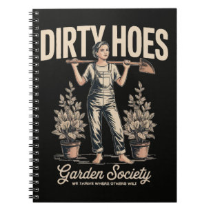 Cuaderno Sociedad de jardinería de putas sucias divertido j