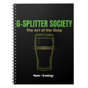 Cuaderno Sociedad G-Splitter El Arte del Trago Cultura de P