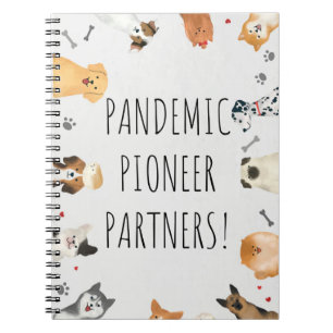 Cuaderno Socios Pioneros Cutan Regalo De Perros Para Pioner