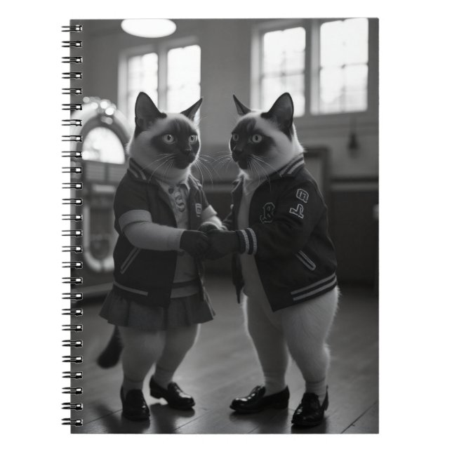 Cuaderno Sock Hop Kitties (Frente)