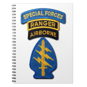 Cuaderno SOF SFG SOC de las boinas verdes SF del grupo de