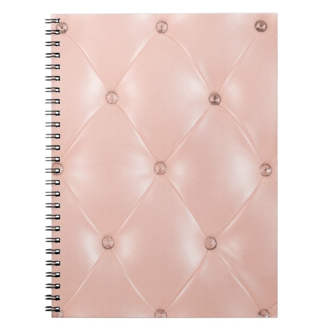 Cuaderno Sofá de lujo: vieja textura Rosa (Frente)