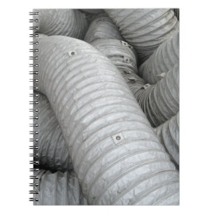 Cuaderno sofá de tela gris y negro