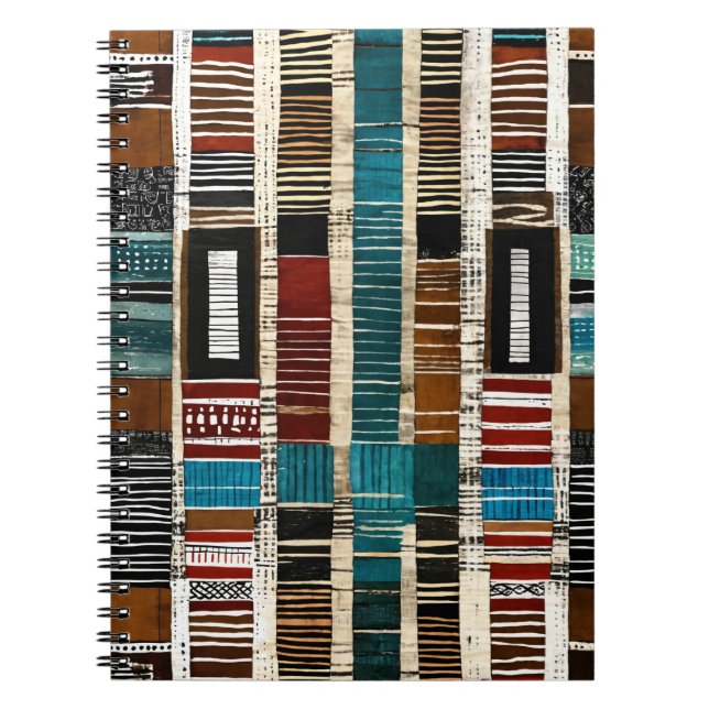 Cuaderno Sofisticada isla caribeña africana de lujo (Frente)