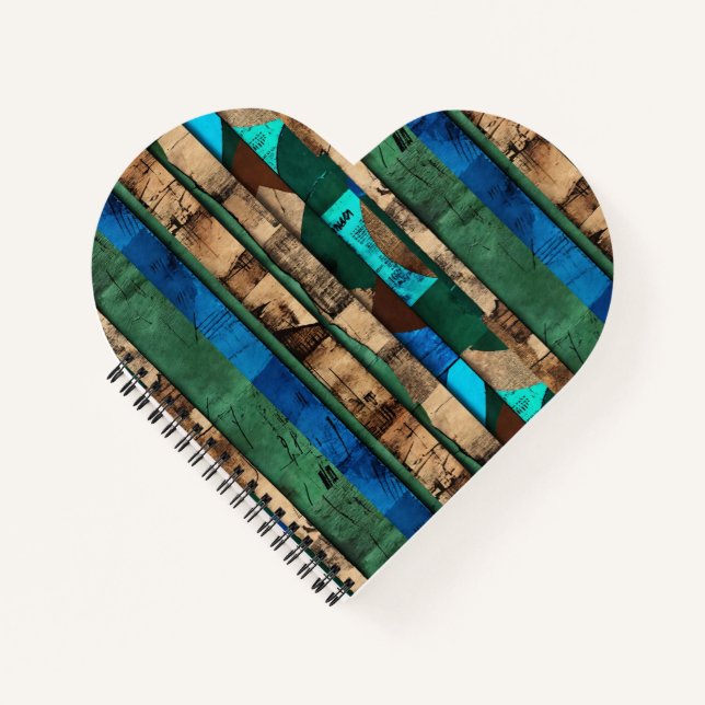 Cuaderno Sofisticada isla caribeña africana de lujo (Anverso)