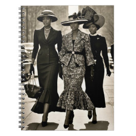 Cuaderno Sofisticadas damas del Renacimiento de Harlem