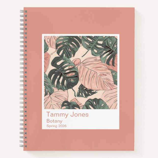 Cuaderno Soft Clay Monstera Photo Swatch Large (Anverso)