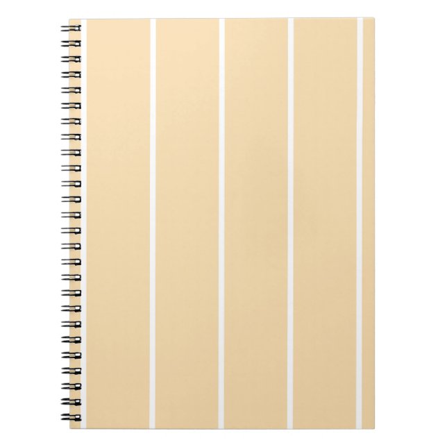 Cuaderno Soft Color Vertical Stripe Pattern Design (Frente)