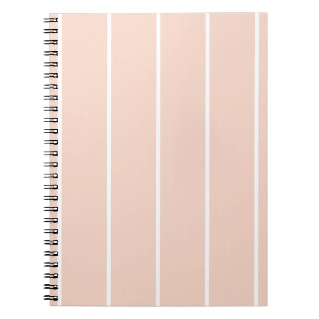 Cuaderno Soft Color Vertical Stripe Pattern Design (Frente)