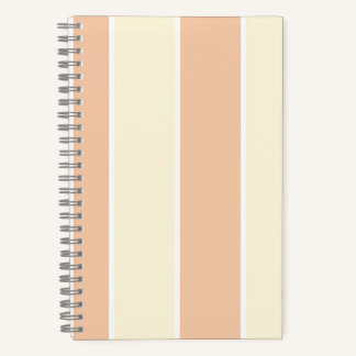 Cuaderno Soft Color Vertical Stripe Pattern Design