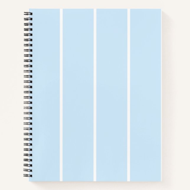 Cuaderno Soft Color Vertical Stripe Pattern Design (Anverso)