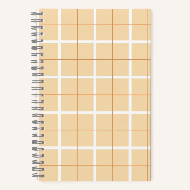 Cuaderno Soft Color Vertical Stripe Pattern Point Design (Anverso)
