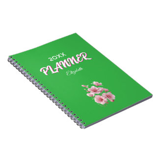 Cuaderno Soft Elegant Pink Floral Personalized