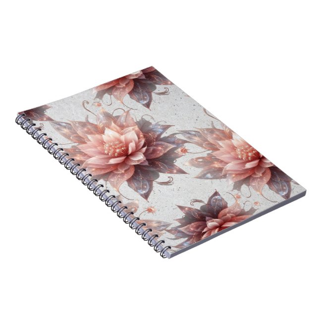 Cuaderno Soft Pastel Floral Notebook – Stylish Writing (Lado Derecho)