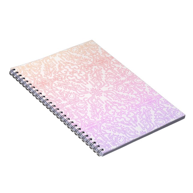 Cuaderno Soft Pink Dream Mandala pattern series (Lado Derecho)