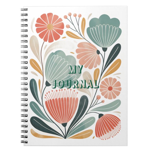 Cuaderno Soft Summer Floral Spiral Photo Notebook (Frente)