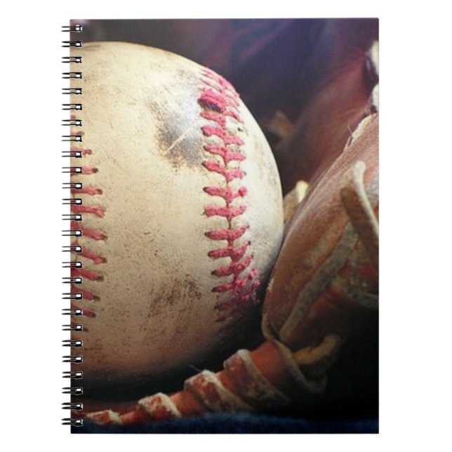 Cuaderno Softbol y guante (Frente)