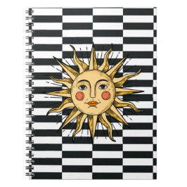 Cuaderno Sol amarillo con cara