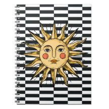 Sol amarillo con cara