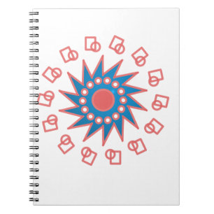 Cuaderno Sol azul