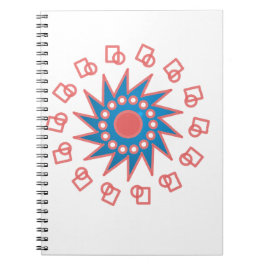Cuaderno Sol azul