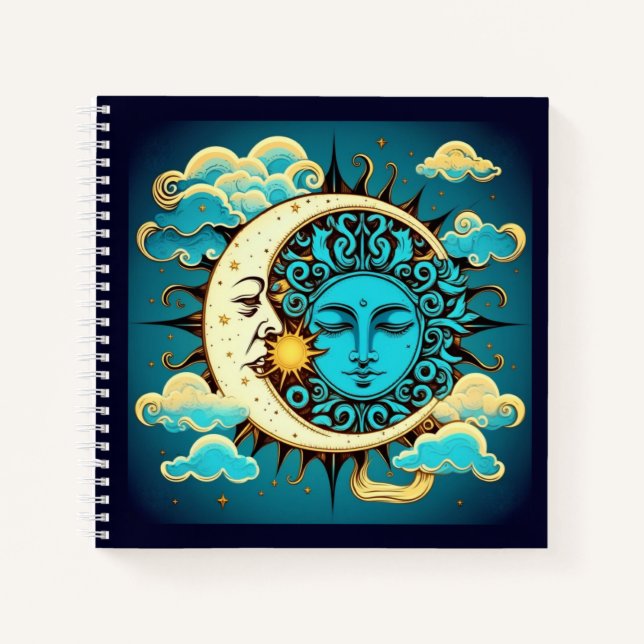 Cuaderno Sol celstial y luna (Anverso)