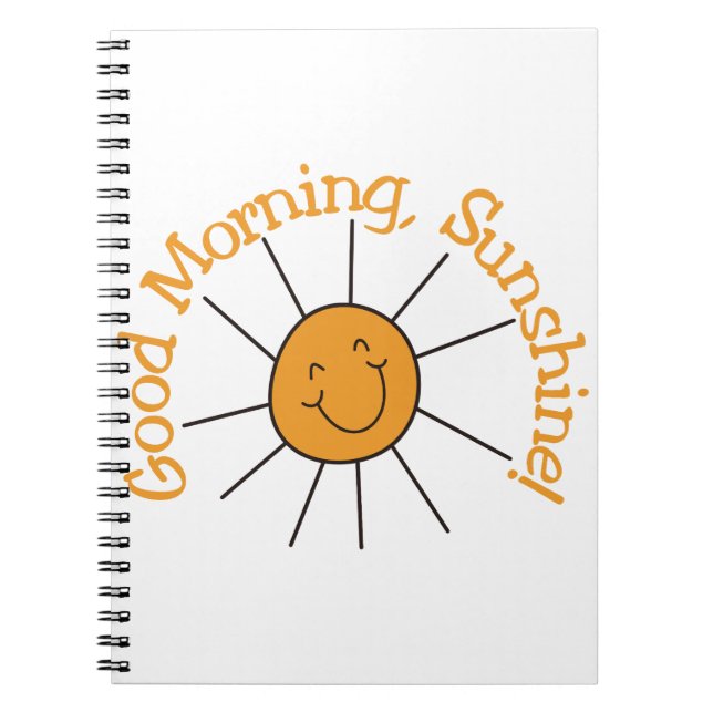 Cuaderno Sol de la buena mañana (Frente)