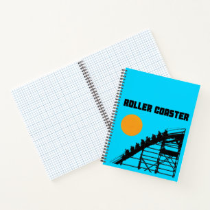 Cuaderno Sol de montaña rusa clásica de madera