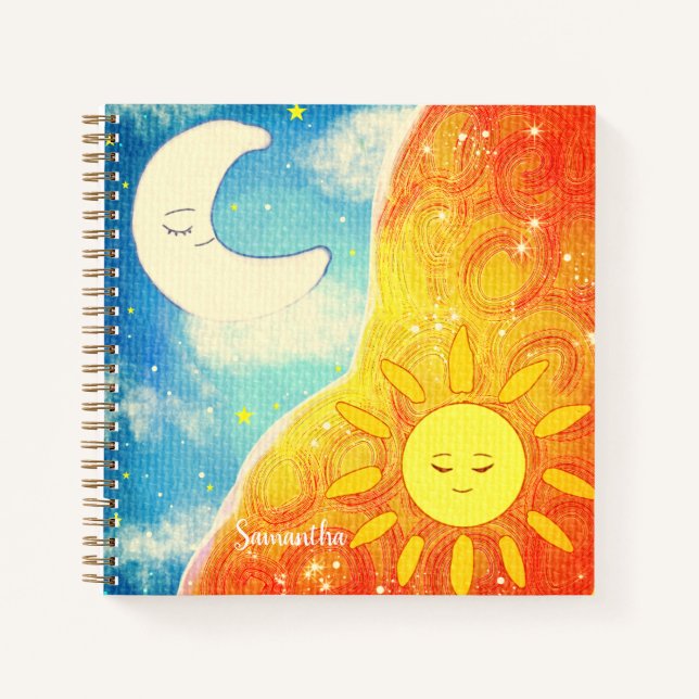 Cuaderno Sol Tranquilo Y Luna (Anverso)