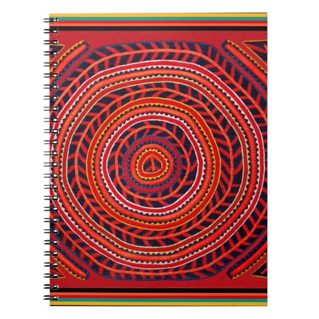 Cuaderno Sol universal tribal de Kuna (Frente)