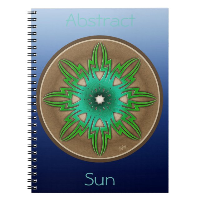 Cuaderno Sol verde (Frente)