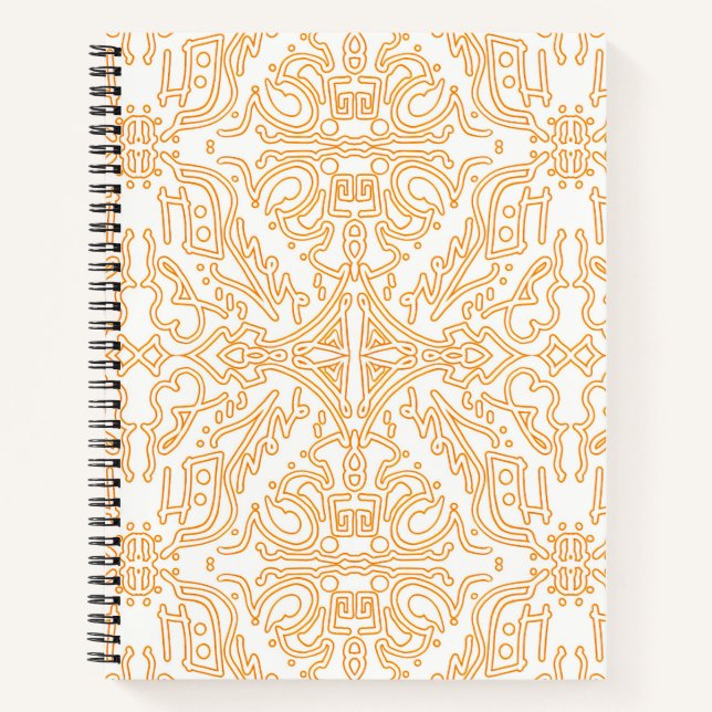 Cuaderno Solar Flare Gold Damask Phone / iPad case (Anverso)