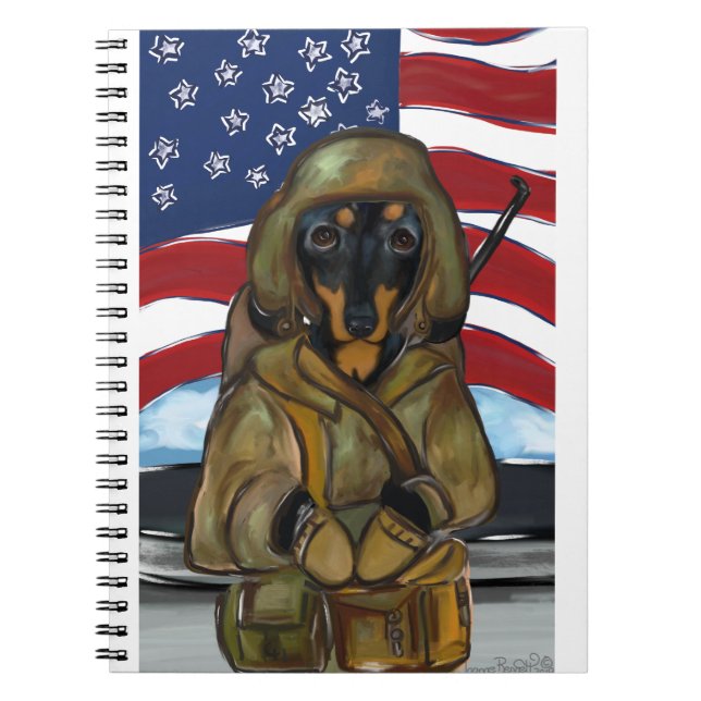 Cuaderno Soldado Doxie (Frente)